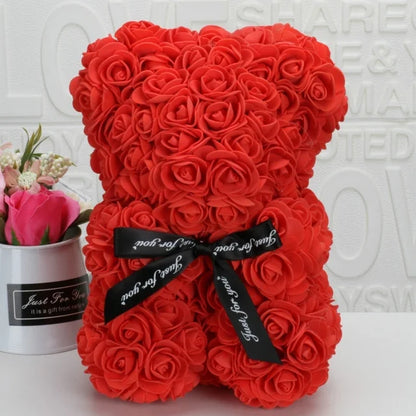 Eternal Flower Rose Bear A Romantic