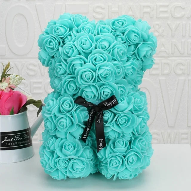 Eternal Flower Rose Bear A Romantic